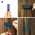 6 Pcs Hair Color Dye Chalk Comb