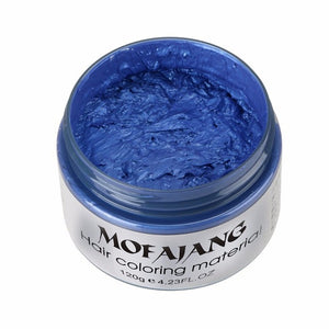 Blue Hair Color Wax