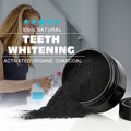 Teeth Whitening Natural Activated Charcoal Powder + Bamboo Brush