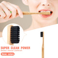 Teeth Whitening Natural Activated Charcoal Powder + Bamboo Brush